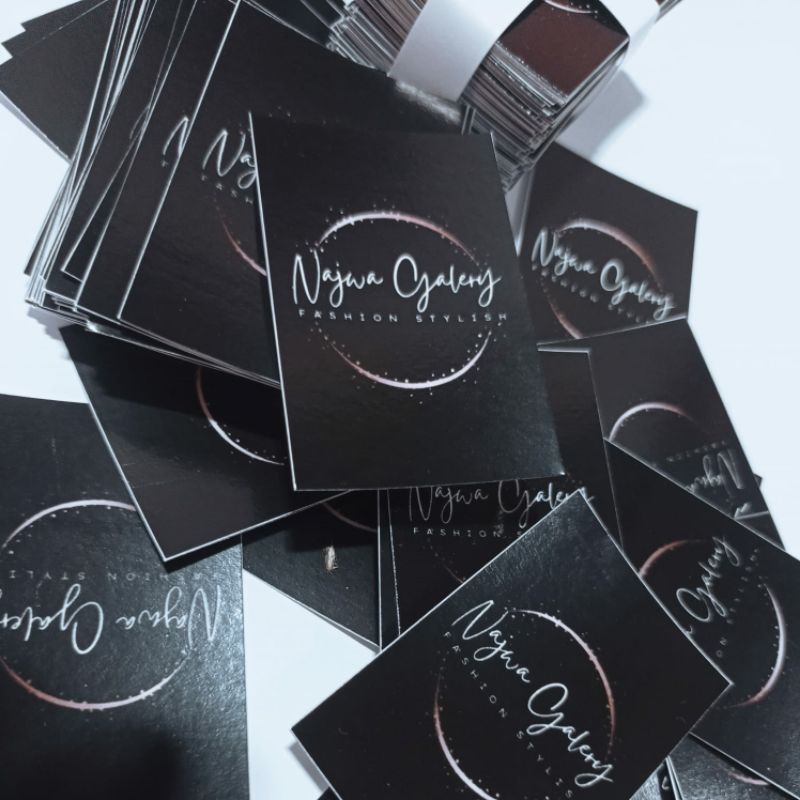 Jual Cetak Label Produk Art Paper Cetak Hang Tag | Shopee Indonesia