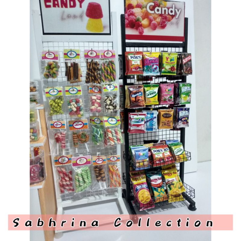 Jual Miniatur Rak Permen Candy Kemasan Gantung | Shopee Indonesia