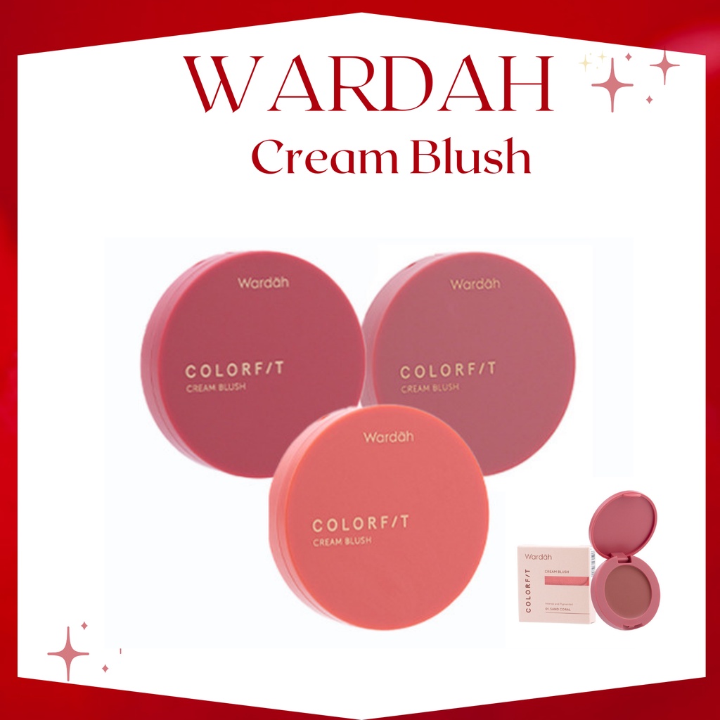 Jual Wardah Colorfit Cream Blush Blush On Shopee Indonesia
