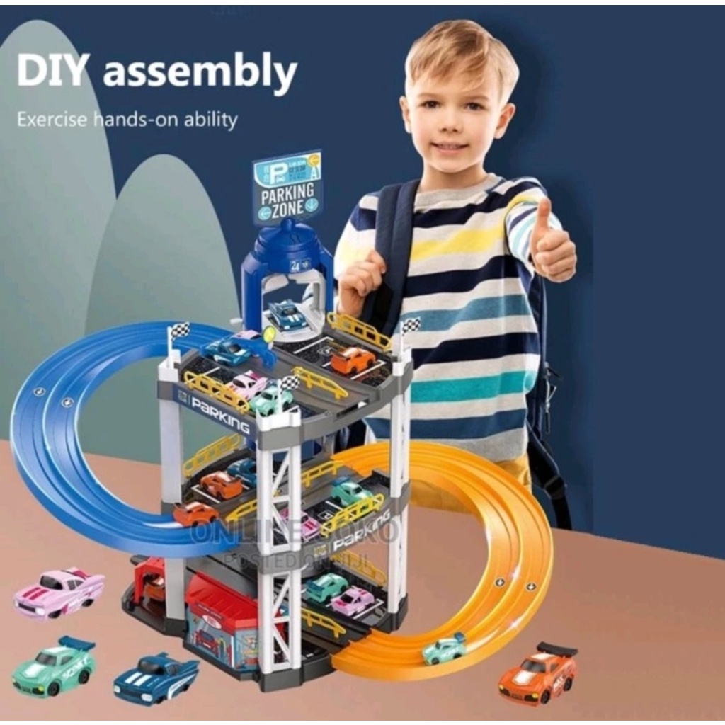 Jual Car track race Mainan Anak Perempuan Laki Laki Edukasi Toy Toys ...