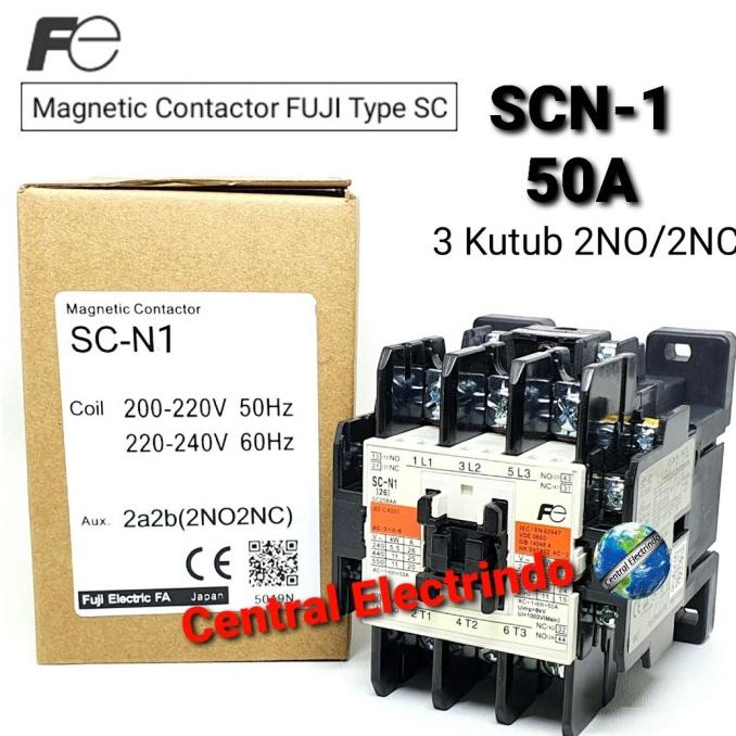 Jual MAGNETIC CONTACTOR SCN-1 220VAc. | Shopee Indonesia