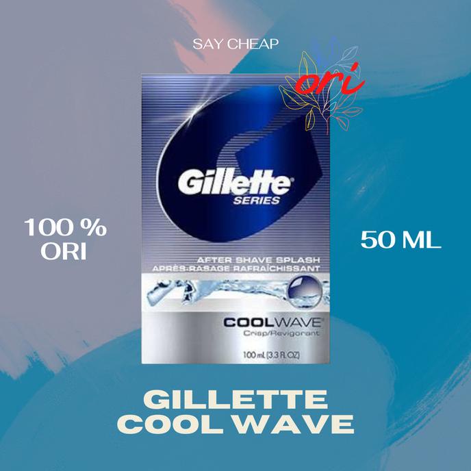 Jual GILLETTE AFTER SHAVE splash cool wave Shopee Indonesia
