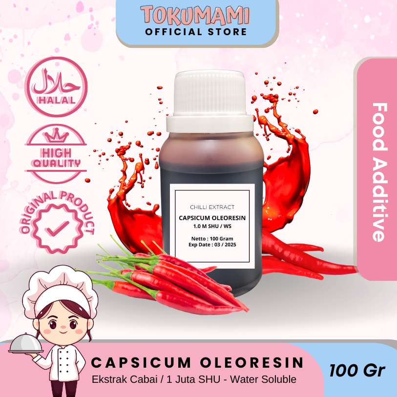 Jual Tokumami Ekstrak Cabai /Chilli Extract /Capsicum Oleoresin 1