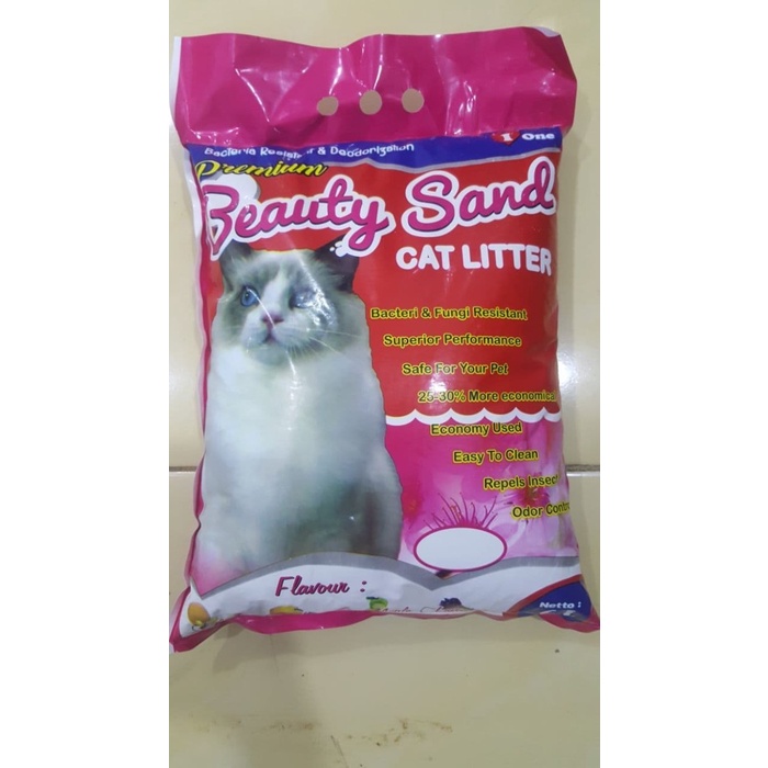 Jual Pasir Kucing Wangi Beauty 6 Liter Pasir Gumpal Wangi Kucing ...