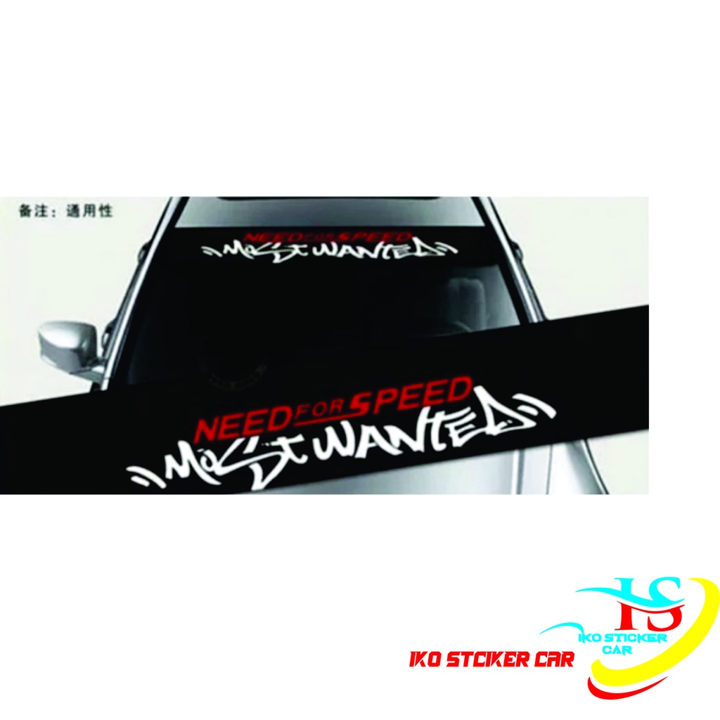 Jual Stiker Mobil Sticker Cutting Kaca Nfs Need For Speed Mostwanted