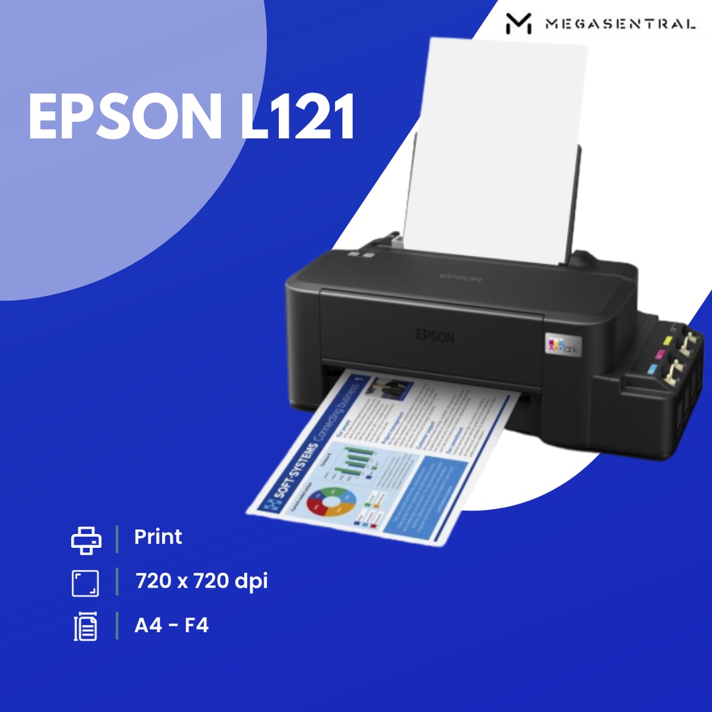 Jual Epson L121 Ink Tank Single Function Printer Print Only Shopee Indonesia 9631