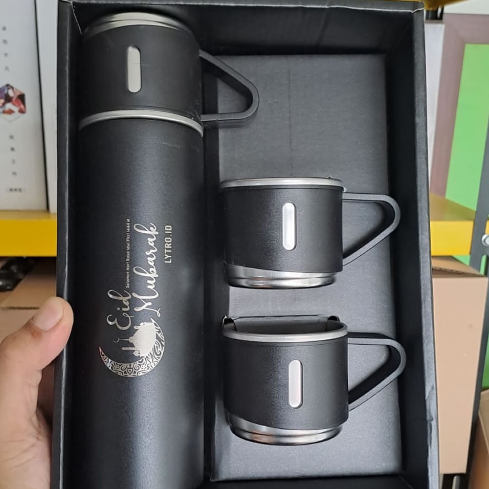 Hampers Lebaran - Parcel Lebaran Idul Fitri Bisa Satuan & Grosir - Custom Grafir Laser Nama - Logo