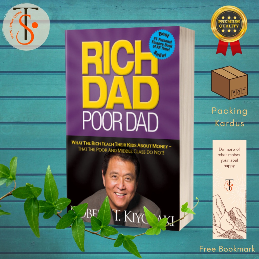 Jual Rich Dad Poor Dad By Robert T Kiyosaki English Version Shopee