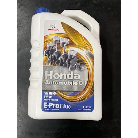 Jual Oli Mesin Mobil Honda E-PRO EPRO Blue SAE 5W30 5W-30 4L 4 Liter ...