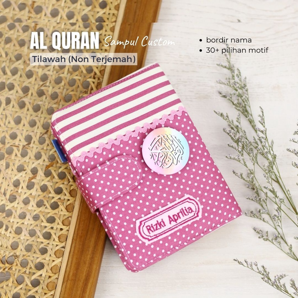 Jual Al Quran Kecil A6 Sampul Custom Alquran Bordir Nama Katalog A6