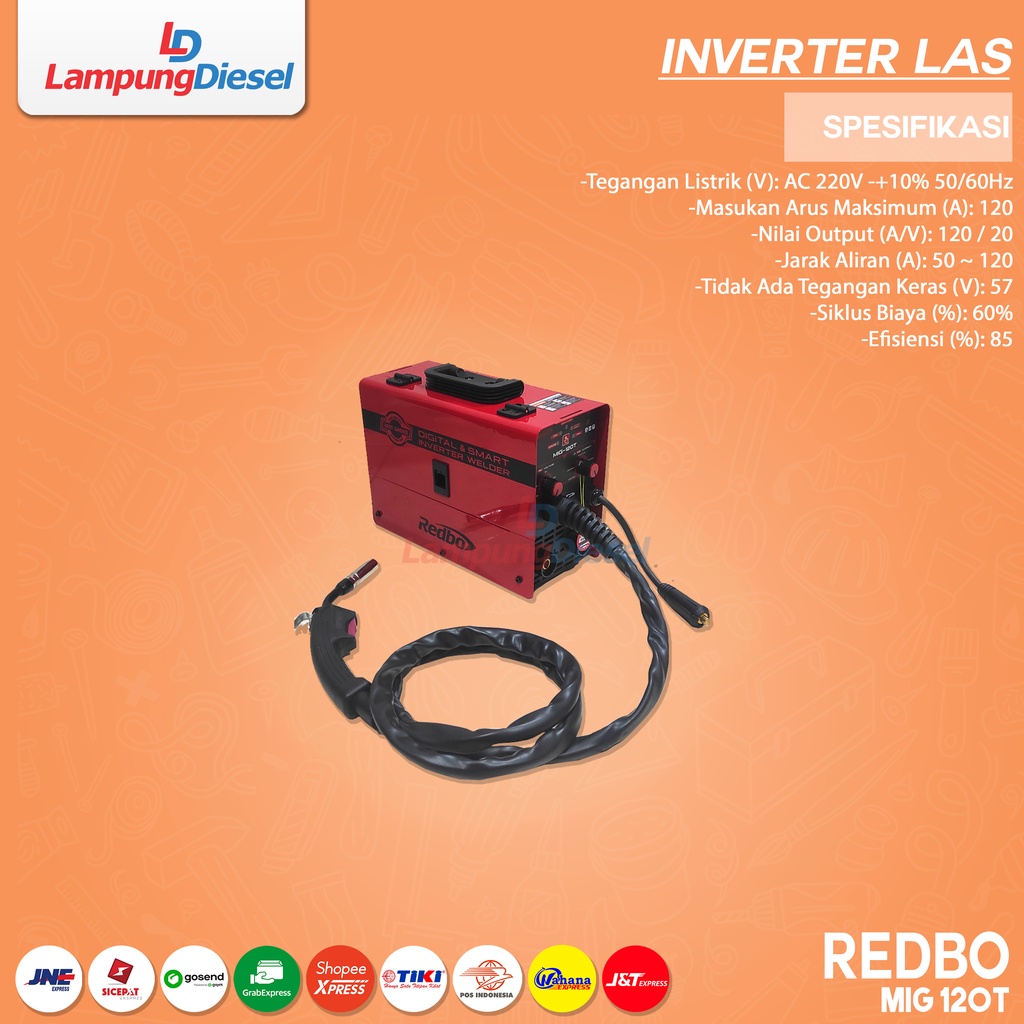 Jual Redbo Mesin Las Mig Mma Inverter Mig T Phase Shopee Indonesia