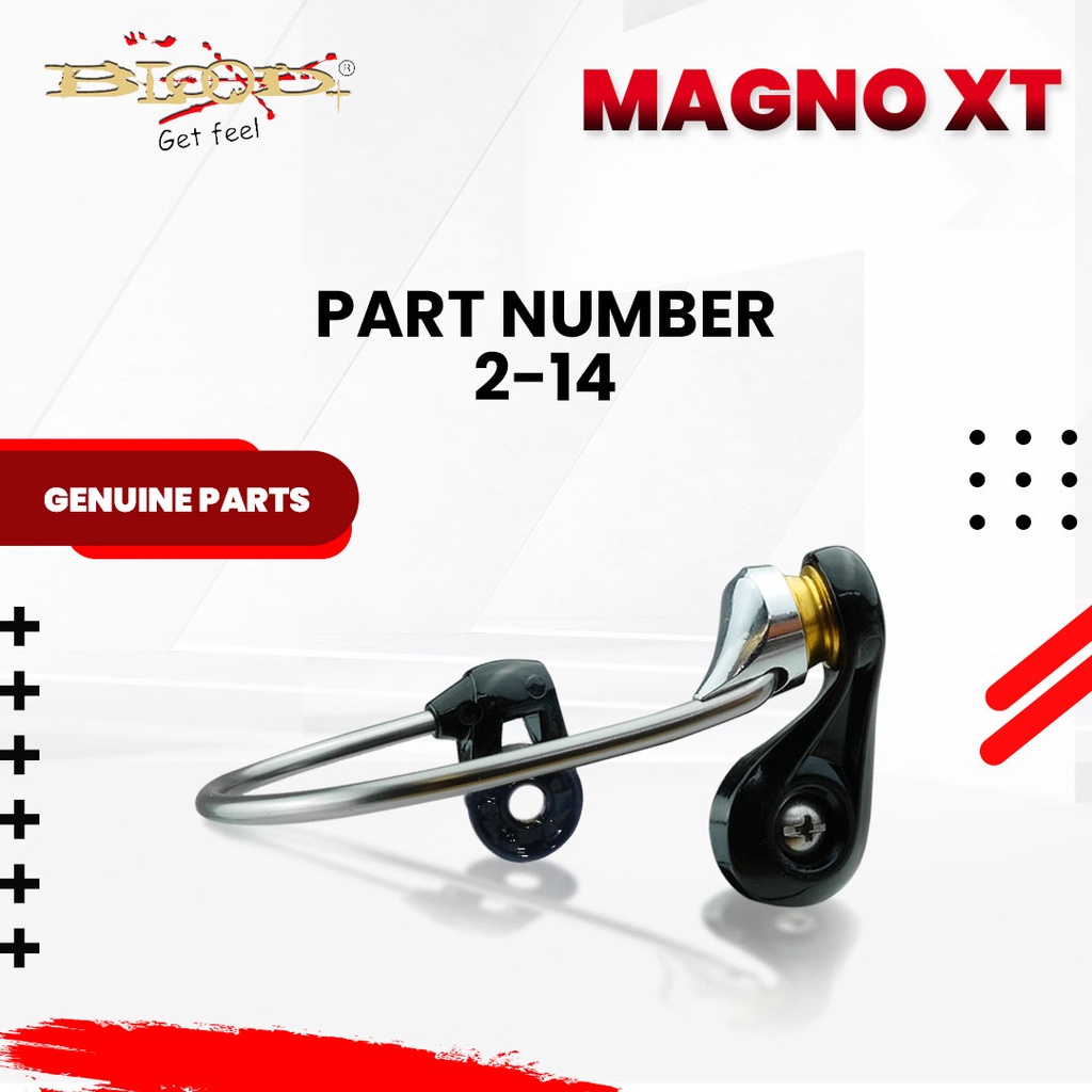 Jual SPAREPART REEL BAIL ARM + LINE ROLLER FISHING REEL MEREK MAGNO XT