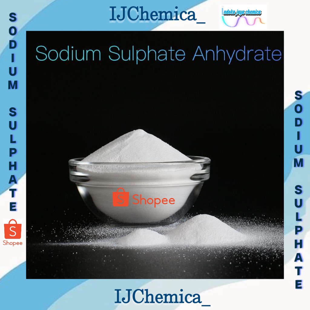 Jual Sodium Sulfat Sulfate Sulphate Sulphat 1KG 1 KG Natrium Sulfat