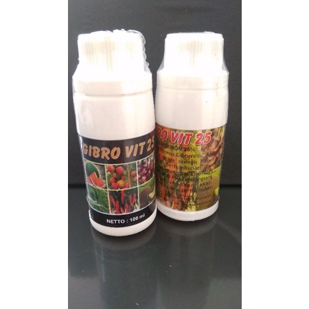 Jual Gibro Vit 25 SL plus Hormon 100 ML ZPT GA Vitamin tanaman untuk ...