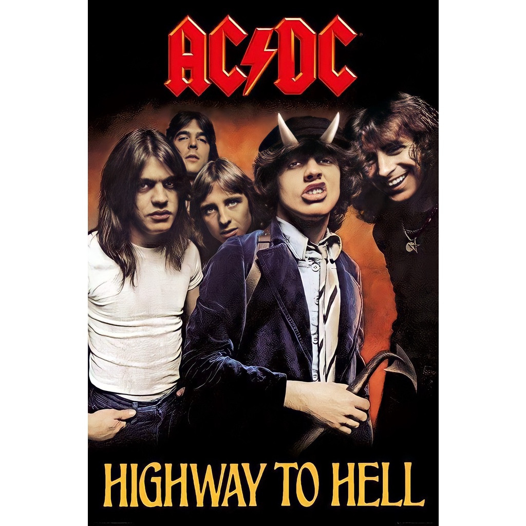 Jual POSTER DINDING AC/DC (BISA CUSTOM GAMBAR) | Shopee Indonesia
