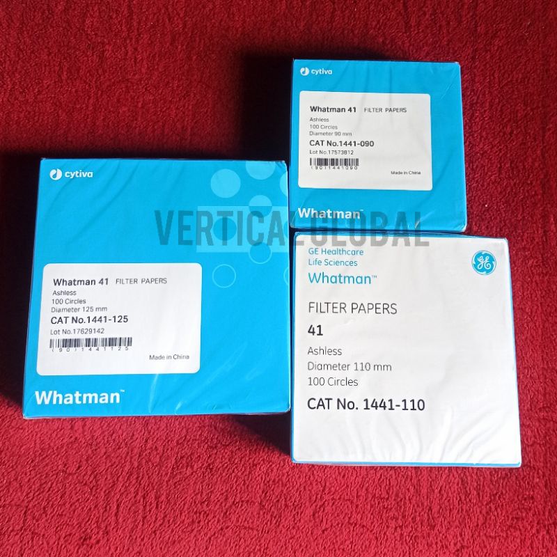 Jual Whatman Filter Paper no 41 diameter 9 cm 11 cm 12,5 cm 90 mm 110