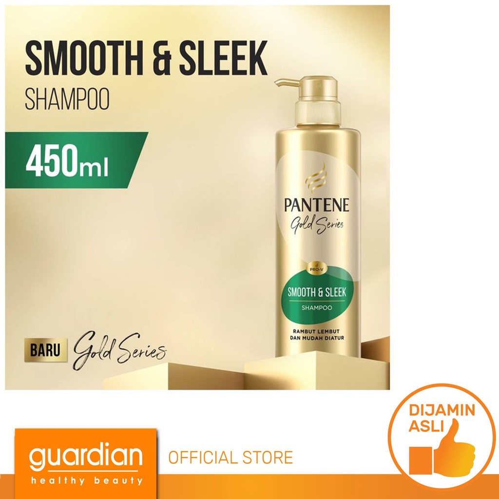 Jual Pantene Shampoo Gold Sries Smooth & Sleek 450Ml Shopee Indonesia