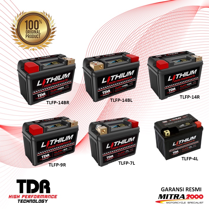 Jual Aki Tdr Lithium Iron Phosphate Lifepo4 Battery 12v Shopee Indonesia 0132