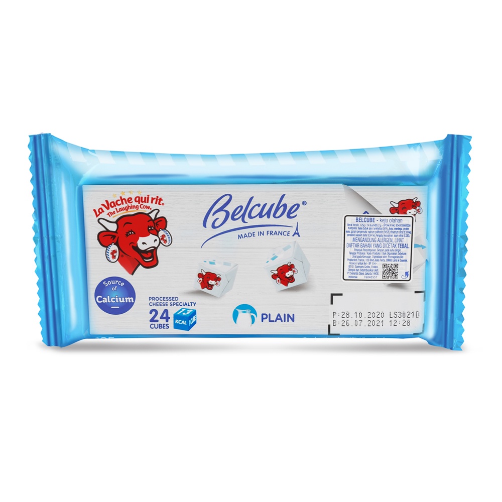 Jual Belcube Cheese Spread Keju Mpasi Plain 24 pcs | Shopee Indonesia