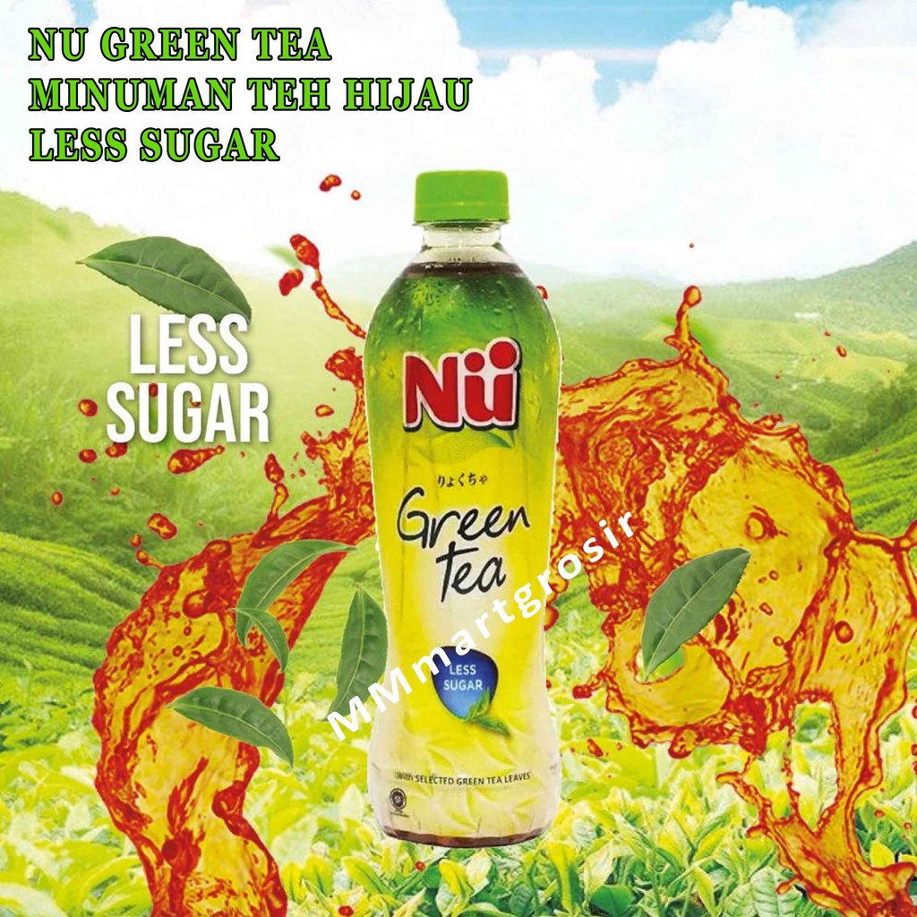 Jual NU GREEN TEA/ TEH HIJAU LESS SUGAR/ TEA/ 450ML Shopee Indonesia