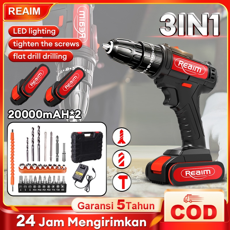 Jual Tengoo Vf Mesin Bor Elektrik Drill Mm Set Reversible Mesin Bor Tangan Listrik Shopee