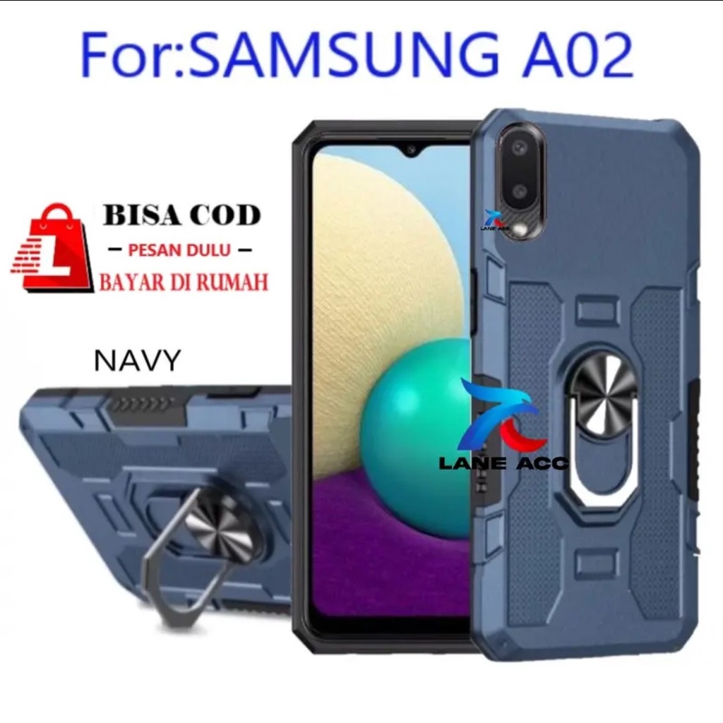 Jual SAMSUNG A02 KESING ROBOT HIT EYE RING-CASING HARD CASE-STANDING ...