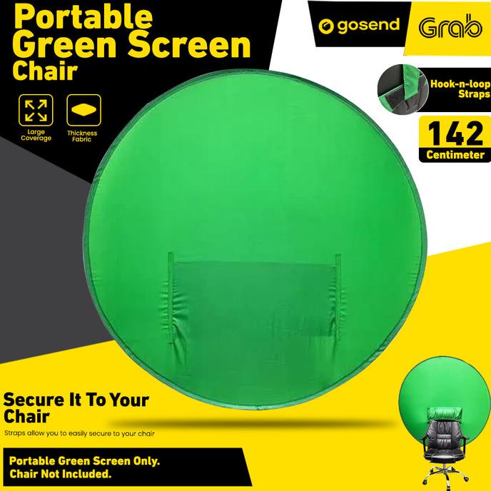 Jual Round Background Green Screen Chair For Screen Background - 142Cm ...