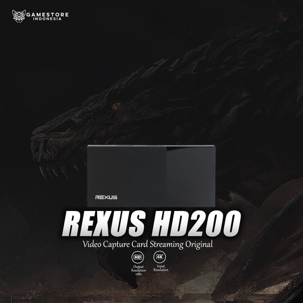 Jual Rexus HD200 / RX-HD200 HDMI 4K Video Capture Card for Streaming ...