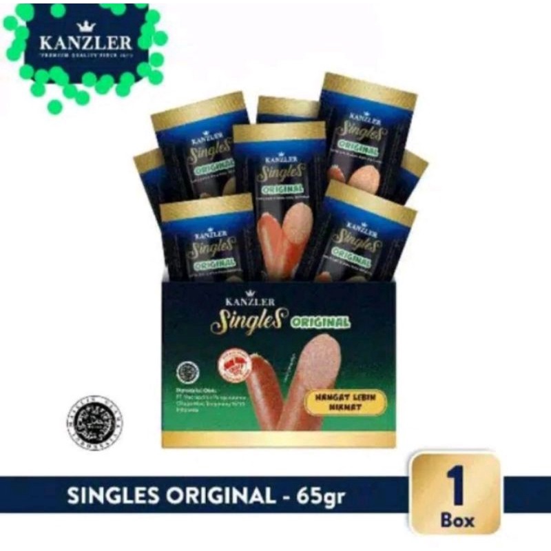 Jual SOSIS KANZLER Rasa original 1kotak isi 12 | Shopee Indonesia