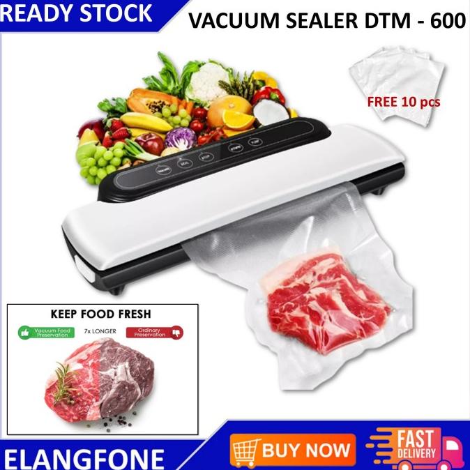 Jual Mesin Vacuum Sealer Vacum Vakum Sealer Makanan Food Packing Dtm