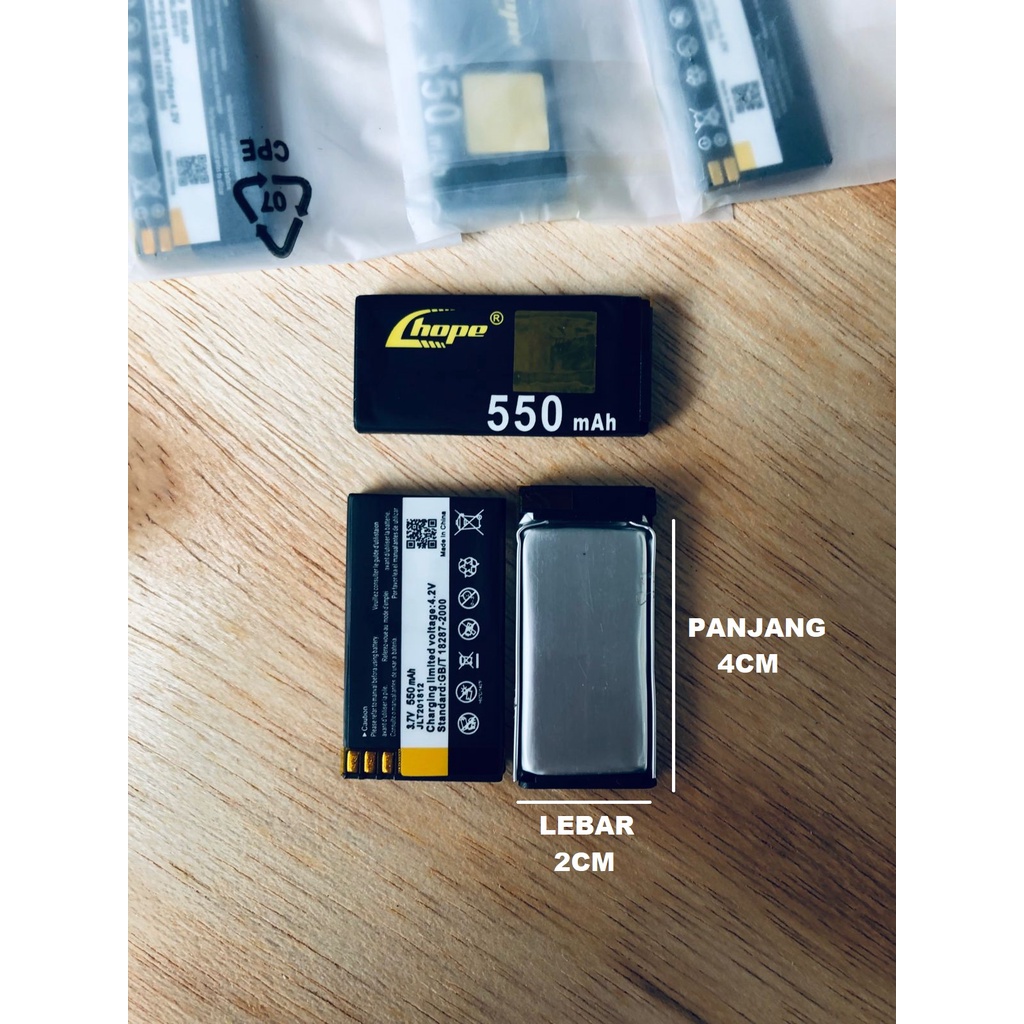 Jual Baterai mini Headset Bluetooth / Batre Tipe x Trondol / Remote