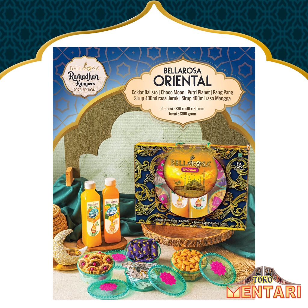 Jual Parsel Lebaran Kue BELLAROSA Oriental Sirup FREE KARTU UCAPAN ...