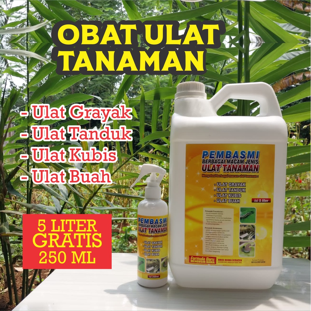 Jual Obat Hama Tanaman Ulat Membasmi Semua Jenis Ulat Tanaman Ukuran