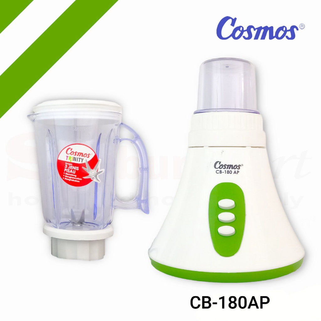 Jual Cosmos Blender Plastik 2in1 1.5 Liter - CB-180 AP/CB-180 F ...