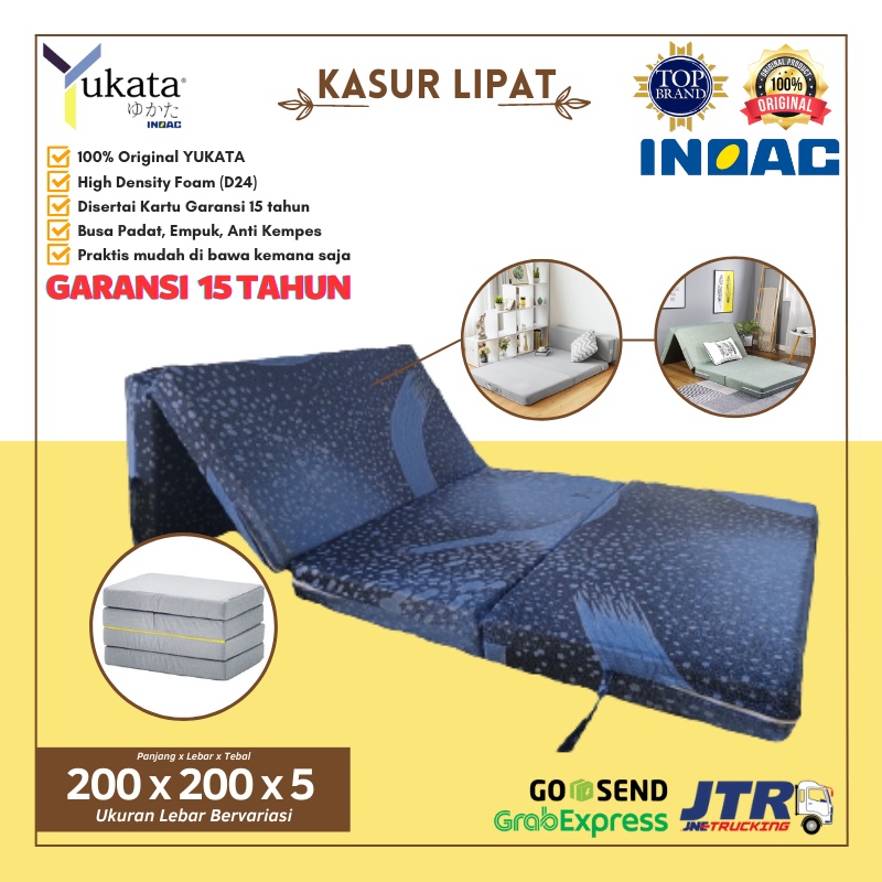 Jual KASUR BUSA LIPAT LANTAI INOAC YUKATA 100 ORIGINAL [TEBAL 5 CM