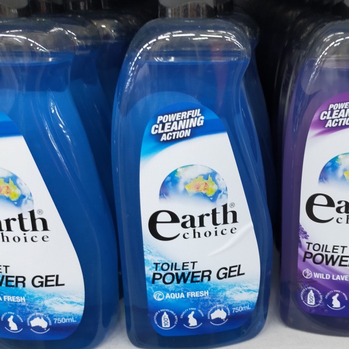 Jual earth choice toilet power gel cleaner aqua fresh 750ml Shopee