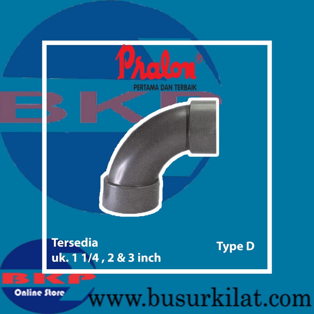 Jual Long Elbow 2 Inch (D) Pvc Pralon / Large Radius Elbow / Sambungan
