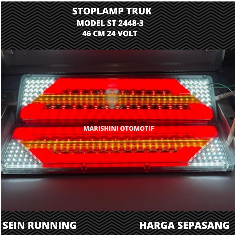Jual Lampu Led 24 Volt Stoplamp Truk Lampu Variasi Mobil Truk 24volt