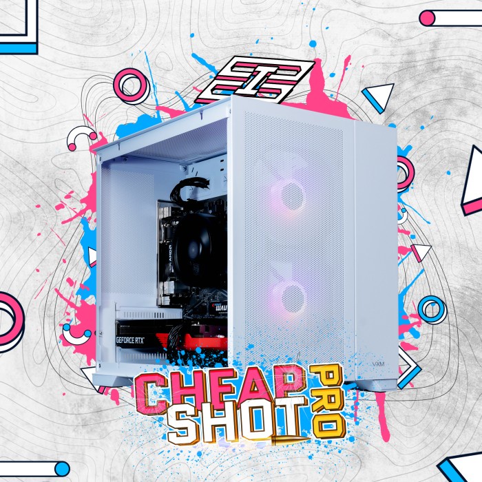 Jual Pc Imba Cheapshot Pro Pc Ryzen 5 4500 Rx 6700 Xt 8Gb Ssd Mid ...