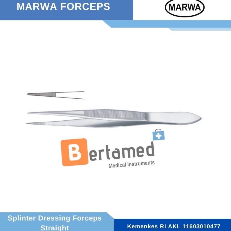 Jual 1.1 Promo >> Splinter Dressing Forcep Straight 12 cm 14 cm ...