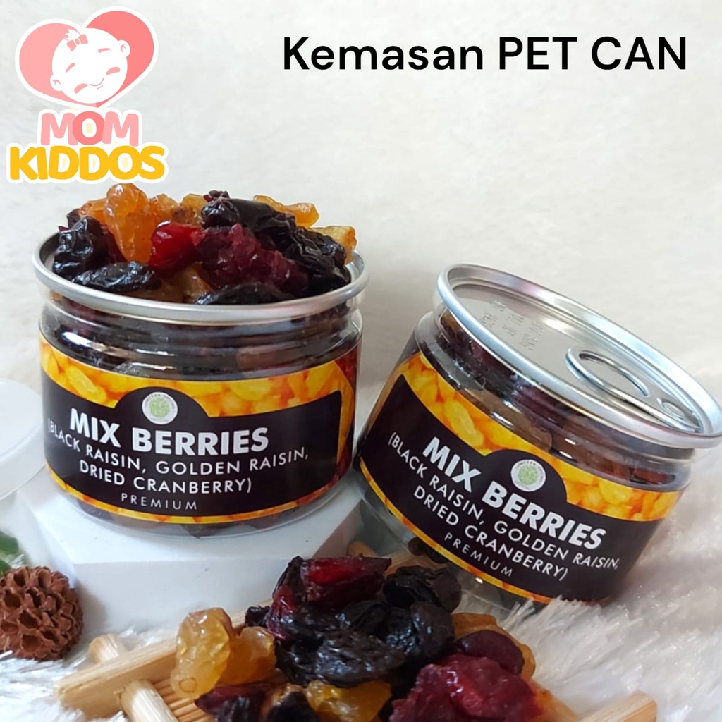 Jual Mix Berries 3in1 Black Raisin golden Raisin Cranberry Premium ...