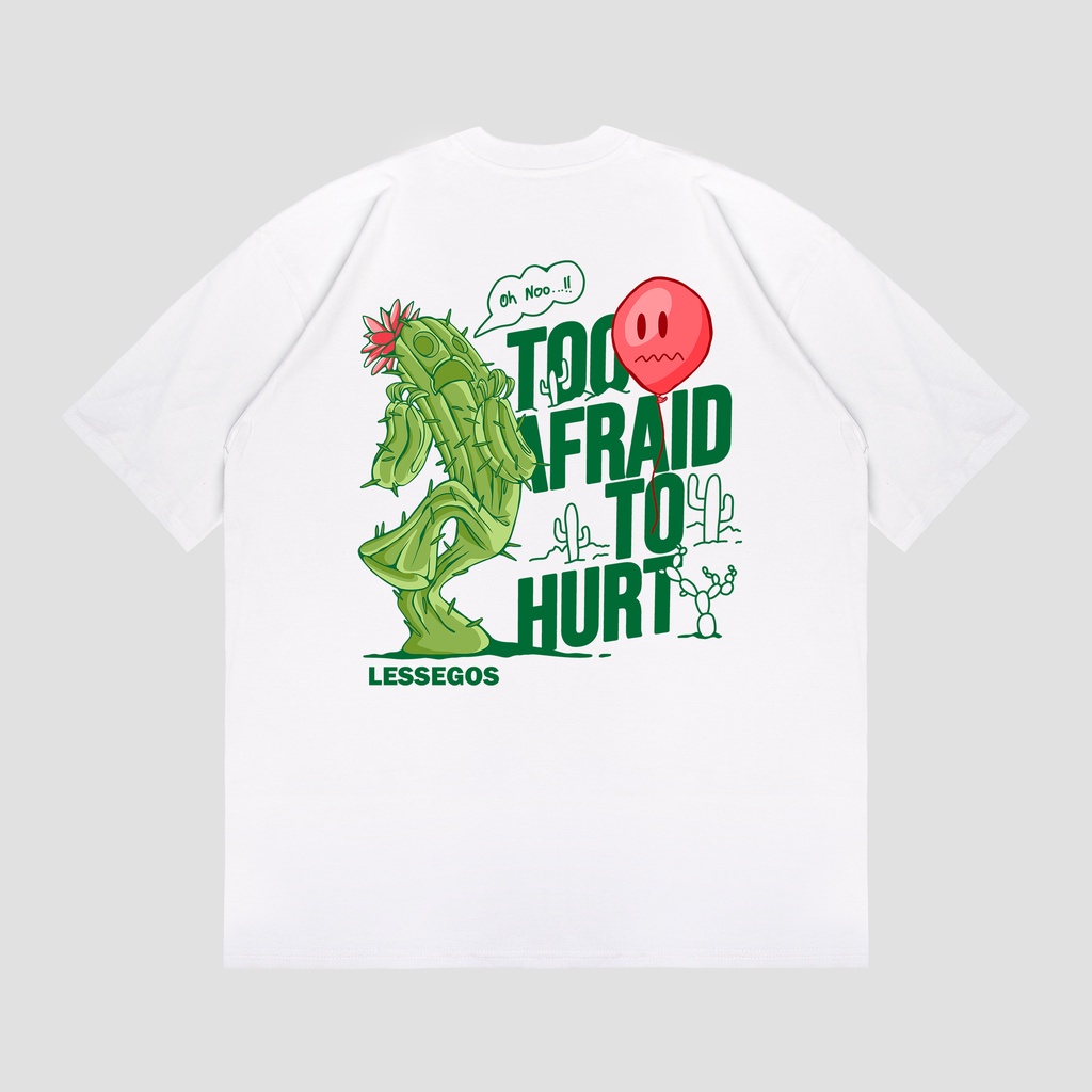 Jual Lessegos Tshirt Oversize Putih Cereus | Shopee Indonesia
