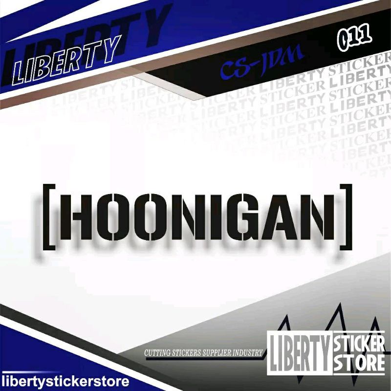 Jual Stiker JDM Hoonigan | Cutting Sticker Hoonigan | Shopee Indonesia