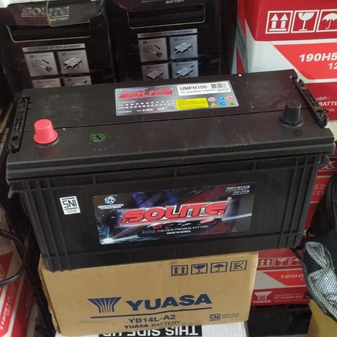 Jual Aki Kering N100 SOLITE 12volt - 100ah | Shopee Indonesia