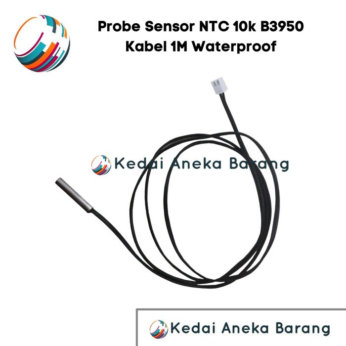 Jual Thermistor Ntc 10k B3950 3950 Temperature Sensor Suhu Probe Kabel 2m Shopee Indonesia 5571