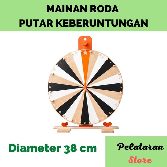 Jual Mainan Edukasi Roda Putar Keberuntungan Spin Wheel Of Fortune Game ...