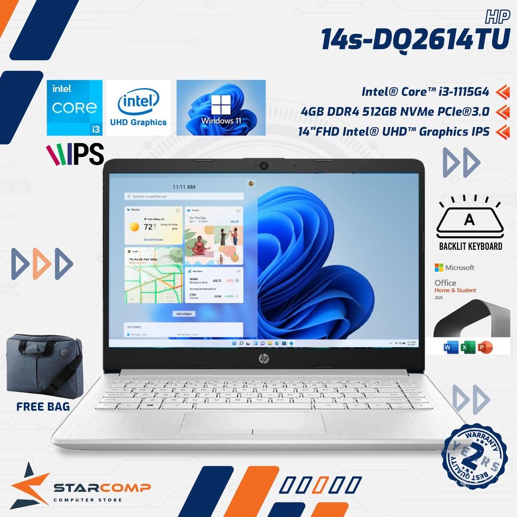 Jual Laptop Hp 14s Dq2614tu I3 1115g4 8gb 512gb Ssd 14 Fhd Ips Backlit Shopee Indonesia 1545