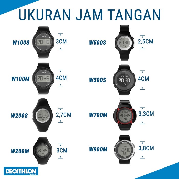 Flash Sale Decathlon Kalenji Watch W500 M Swip Black 8332145 Termurah