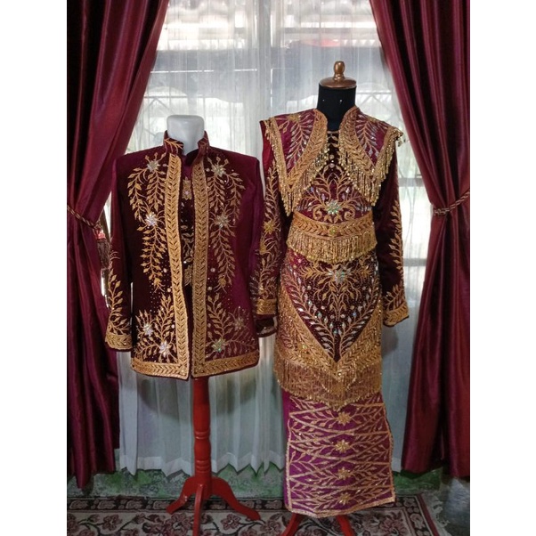 Jual BAJU PENGANTEN PADANG TERBARU..payet Jepang | Shopee Indonesia