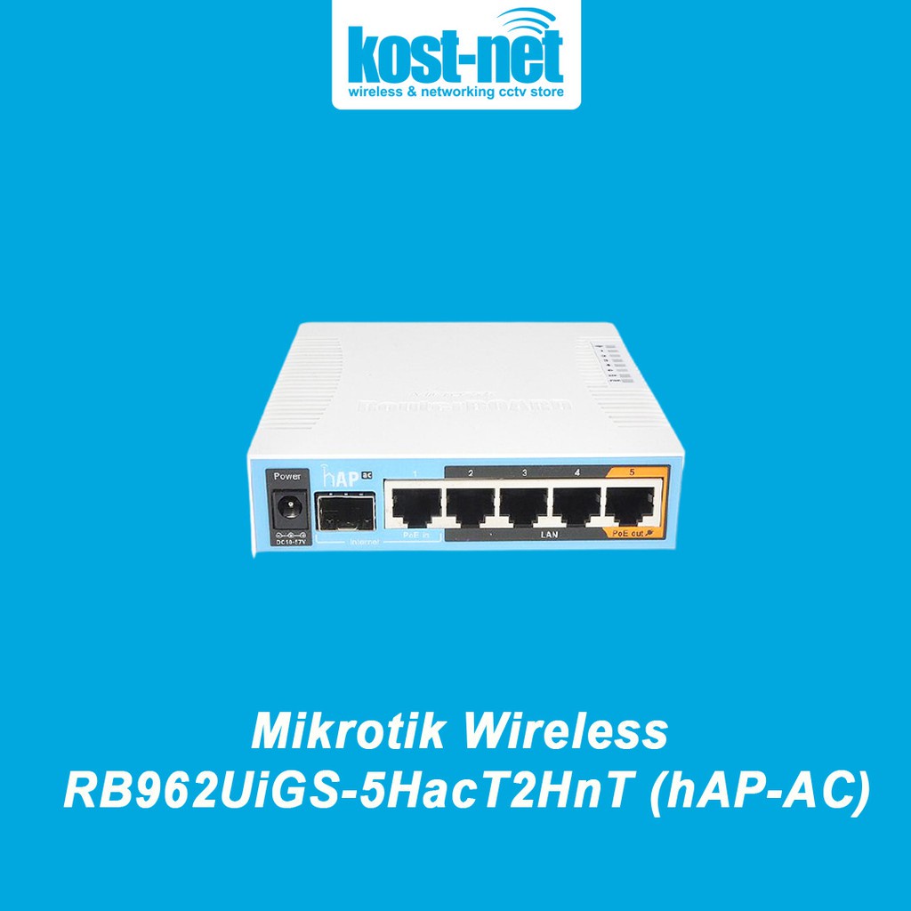 Jual Mikrotik Wireless RB962UiGS-5HacT2HnT (hAP-AC) | Shopee Indonesia